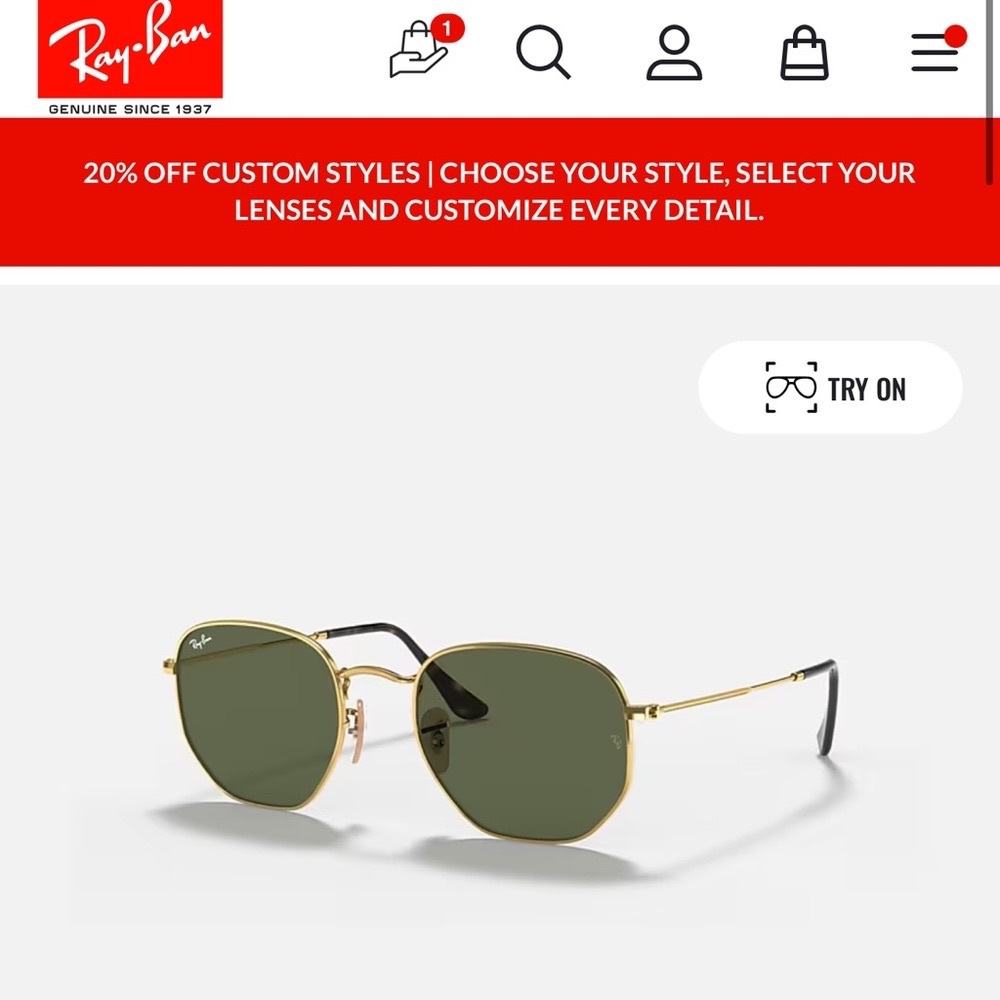 Ray-Ban Hexagonal Sunglasses